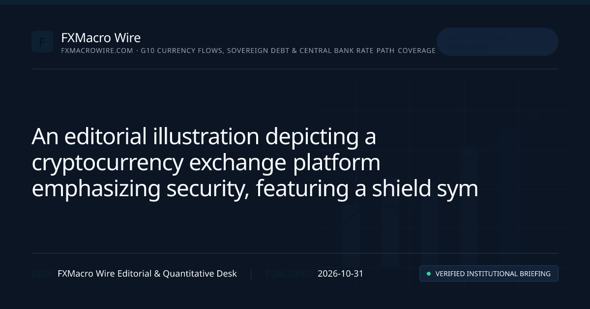 A digital representation of a cryptocurrency exchange platform with a focus on security measures, featuring a shield symbol and a graph indicating recovery of funds, with a background of abstract blockchain elements.