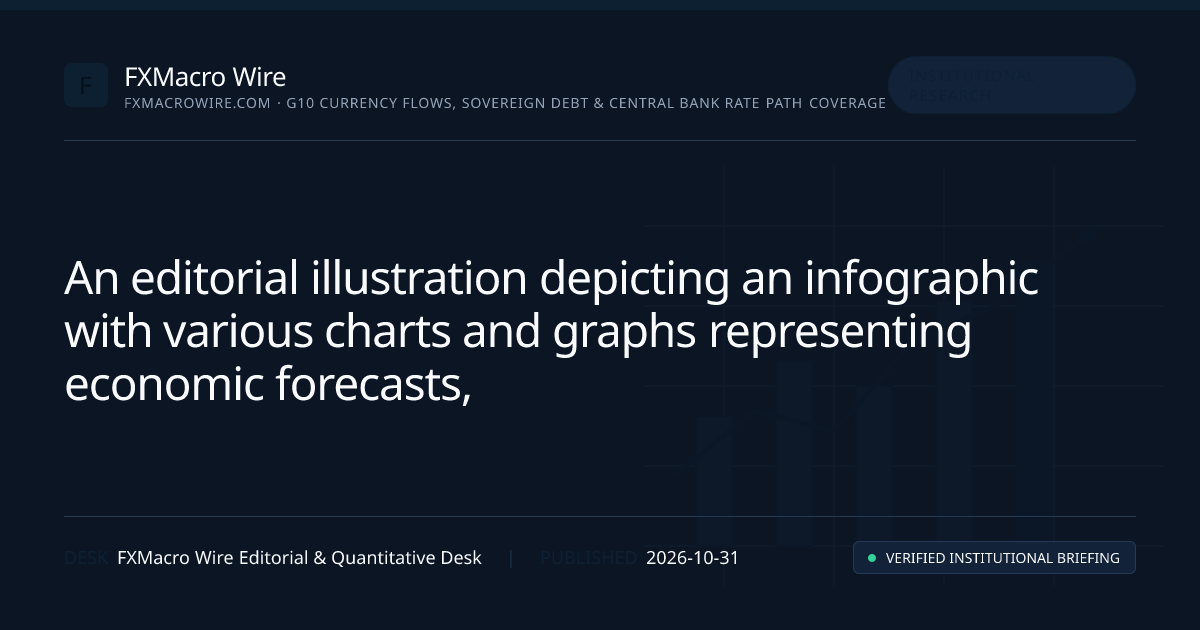 A detailed infographic displaying the results of the ECB Survey of Professional Forecasters for the fourth quarter of 2026, featuring various charts and graphs illustrating economic predictions and trends.